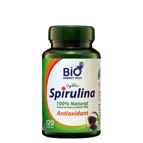 Bio Energy Tech Organic Spirulina 120Cap